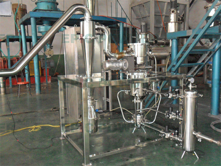 实验型对喷式气流粉碎机