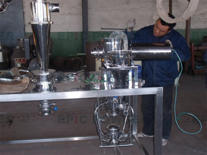 实验型圆盘式气流磨