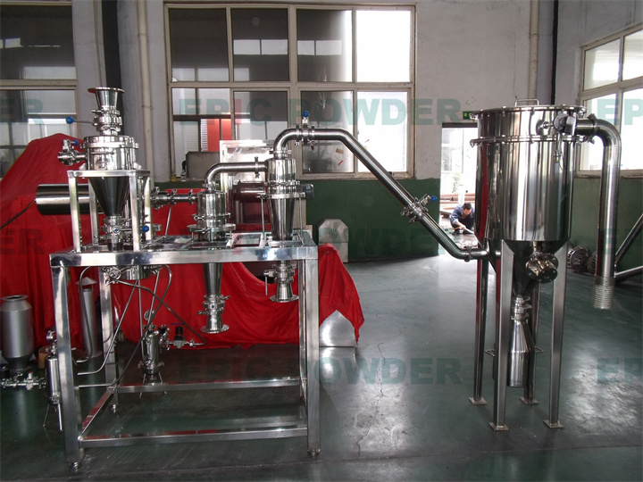 实验型对喷式气流磨